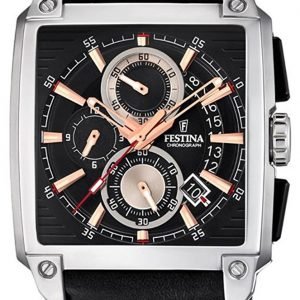 Festina F20265-4 Kello Musta / Nahka