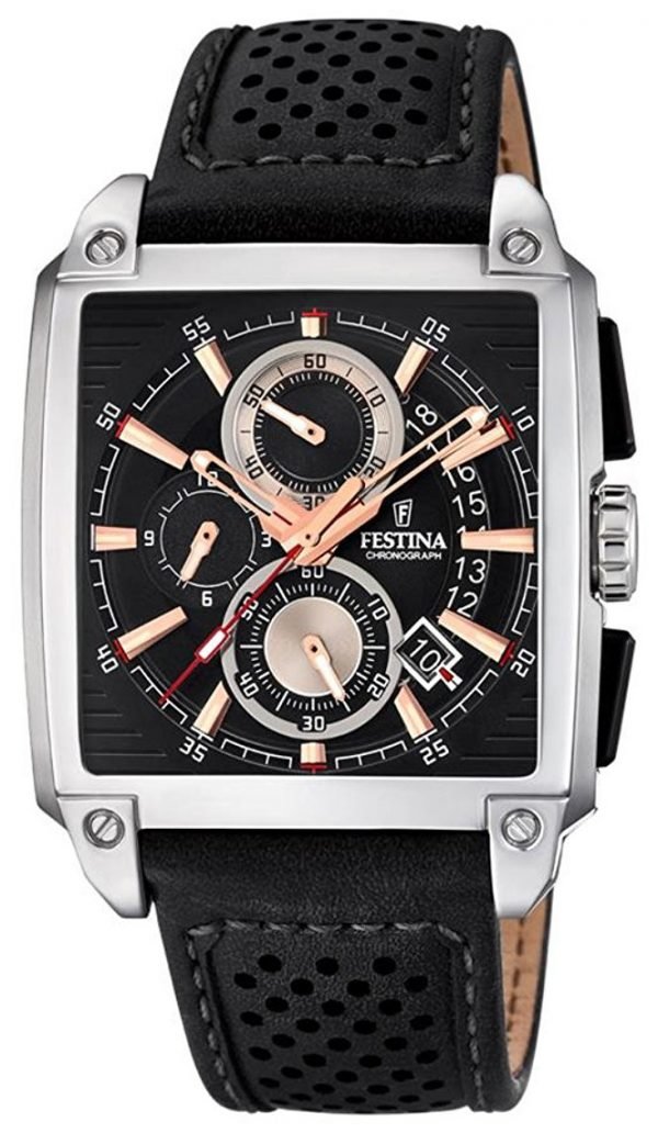 Festina F20265-4 Kello Musta / Nahka