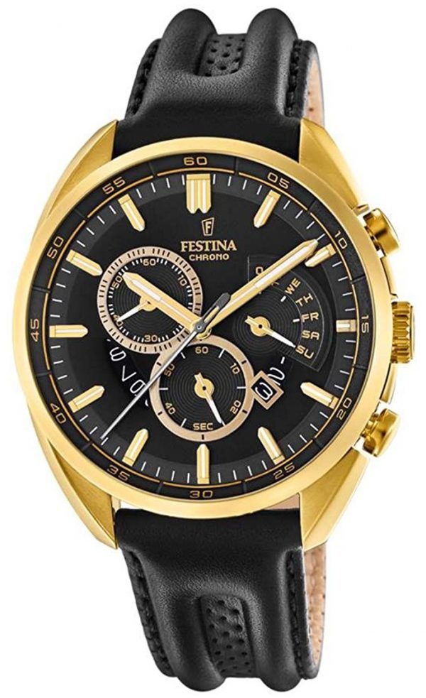 Festina F20268-3 Kello Musta / Nahka