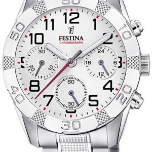 Festina F20345-1 Kello Valkoinen / Teräs