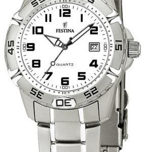 Festina Sport F16172-8 Kello Valkoinen / Teräs