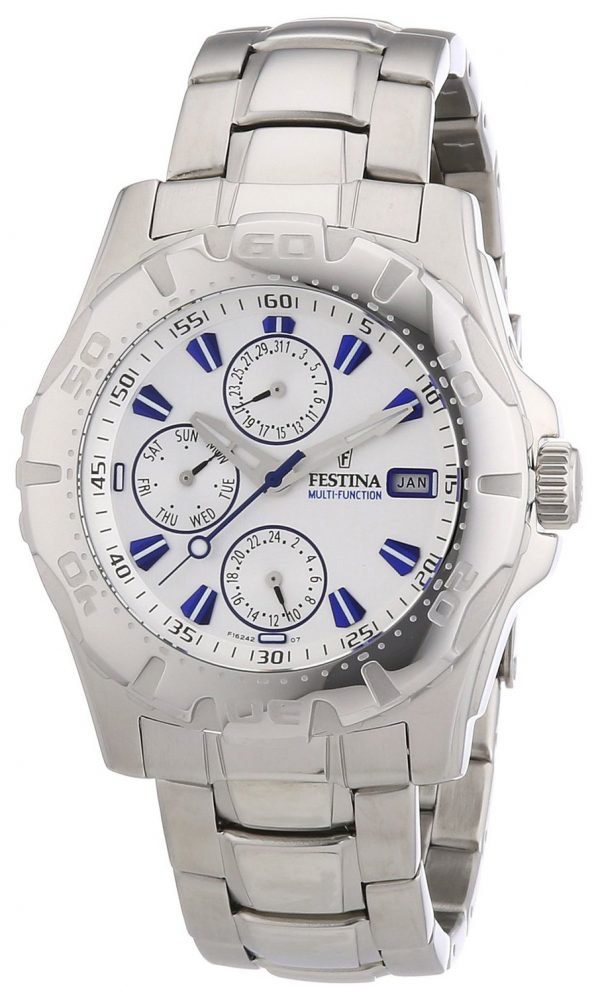 Festina Sport F16242-7 Kello Hopea / Teräs