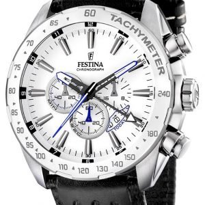 Festina Sport F16489-1 Kello Valkoinen / Nahka