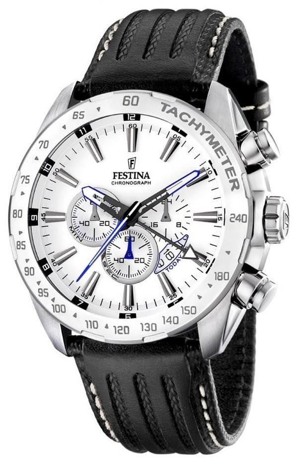 Festina Sport F16489-1 Kello Valkoinen / Nahka