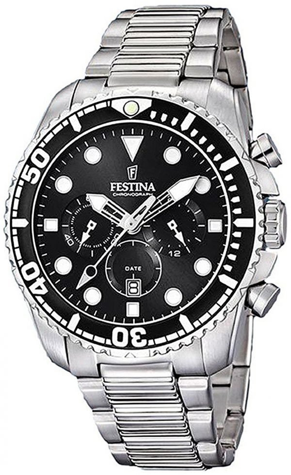 Festina Sport F16564-C Kello Musta / Teräs