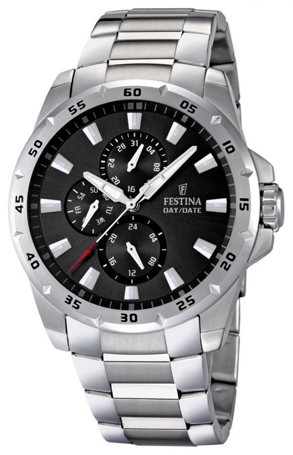 Festina Sport F16662-3 Kello Musta / Teräs