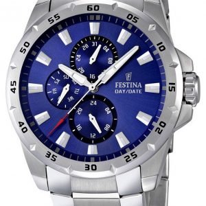 Festina Sport F16662-4 Kello Sininen / Teräs