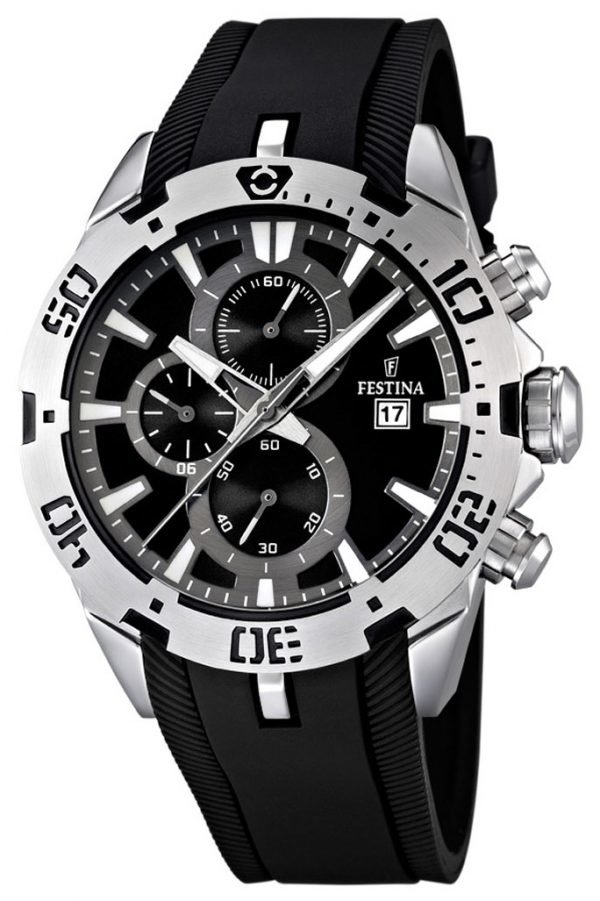 Festina Sport F16672-6 Kello Musta / Kumi