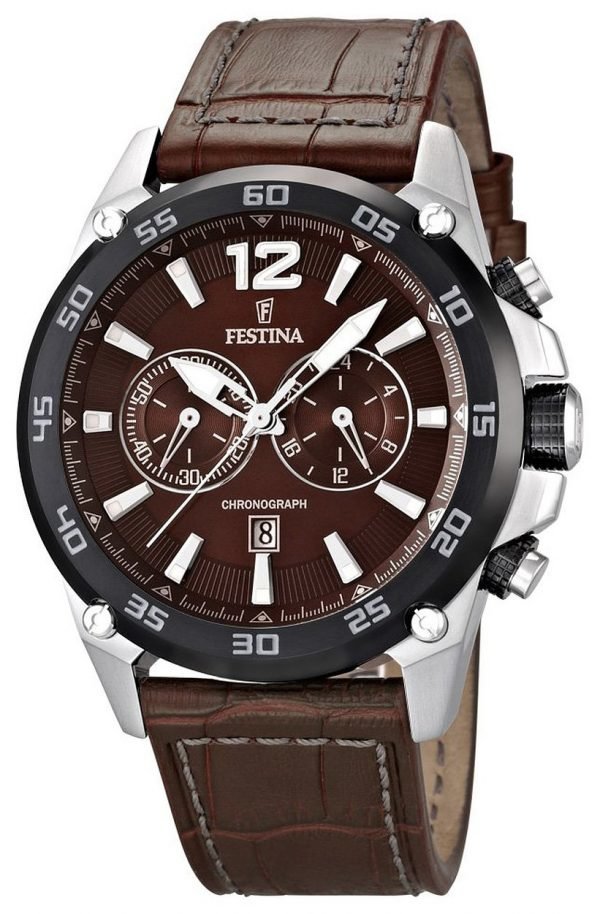 Festina Sport F16673-3 Kello Ruskea / Nahka