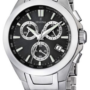 Festina Sport F16678-6 Kello Musta / Teräs