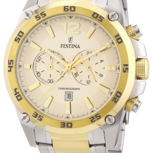 Festina Sport F16681-1 Kello Samppanja / Kullansävytetty