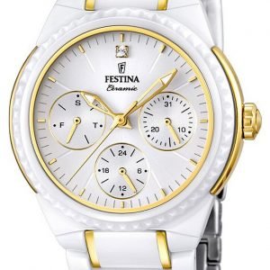 Festina Sport F16699-2 Kello Valkoinen / Kullansävytetty