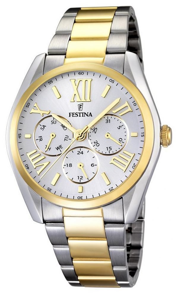 Festina Sport F16751-1 Kello Hopea / Kullansävytetty Teräs