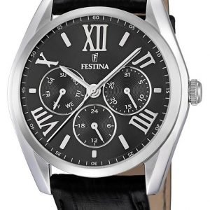 Festina Sport F16752-2 Kello Musta / Nahka