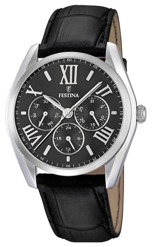 Festina Sport F16752-2 Kello Musta / Nahka