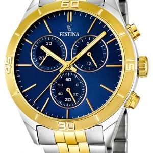 Festina Sport F16763-2 Kello Sininen / Kullansävytetty Teräs