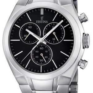 Festina Sport F16782-6 Kello Musta / Teräs