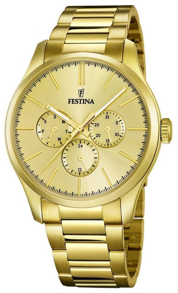 Festina Sport F16811-1 Kello Kullattu / Kullansävytetty Teräs