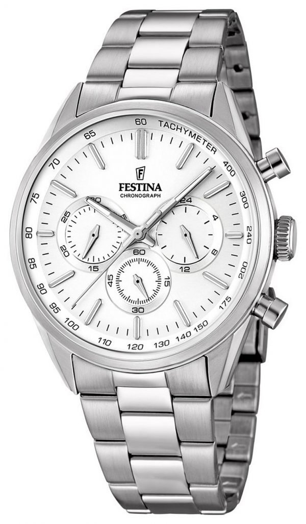 Festina Sport F16820-1 Kello Valkoinen / Teräs