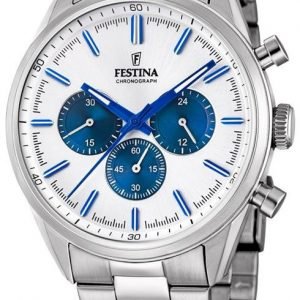 Festina Sport F16820-5 Kello Valkoinen / Teräs