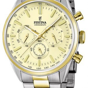 Festina Sport F16821-2 Kello Samppanja / Kullansävytetty