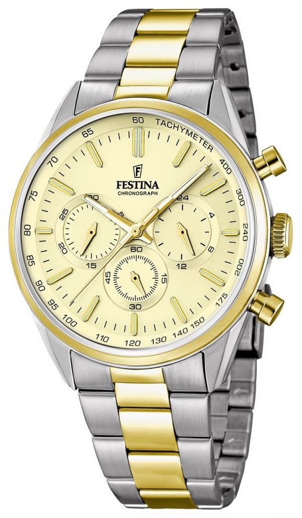 Festina Sport F16821-2 Kello Samppanja / Kullansävytetty