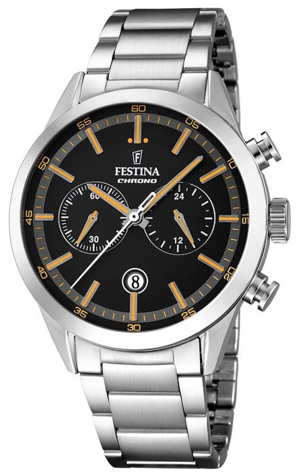 Festina Sport F16826-4 Kello Musta / Teräs