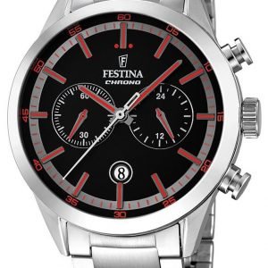 Festina Sport F16826-6 Kello Musta / Teräs