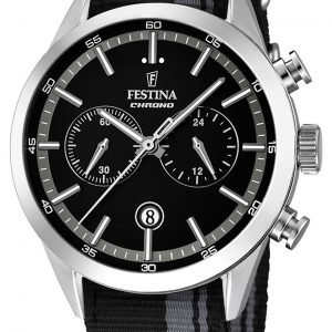 Festina Sport F16827-3 Kello Musta / Teräs