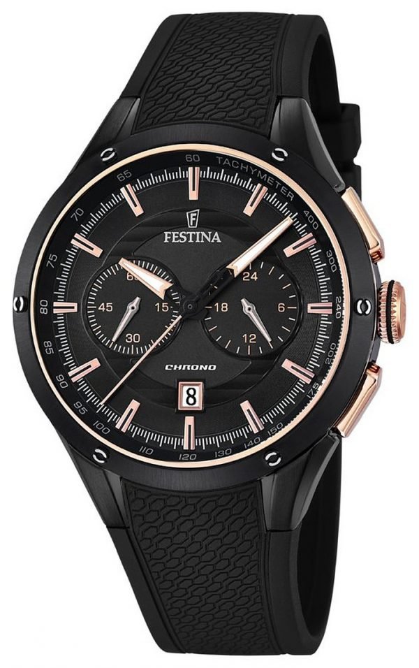 Festina Sport F16833-2 Kello Musta / Kumi