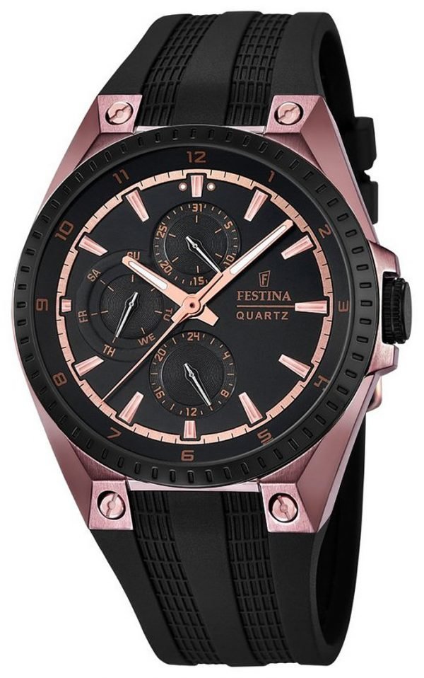 Festina Sport F16836-1 Kello Musta / Kumi