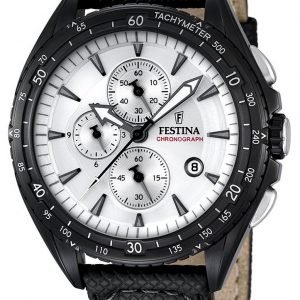 Festina Sport F16847-1 Kello Valkoinen / Nahka