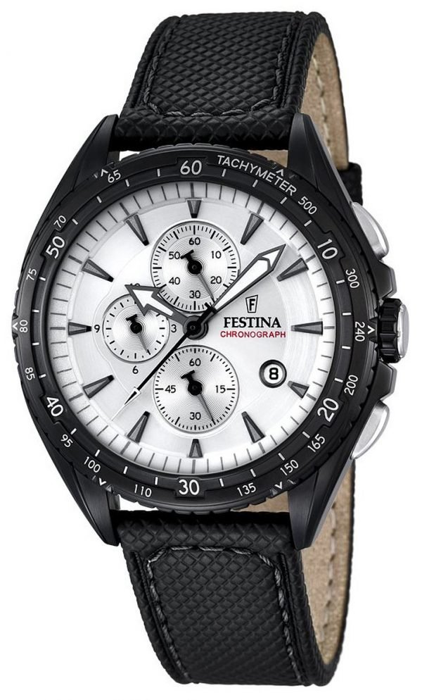 Festina Sport F16847-1 Kello Valkoinen / Nahka