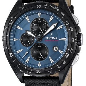 Festina Sport F16847-3 Kello Sininen / Nahka