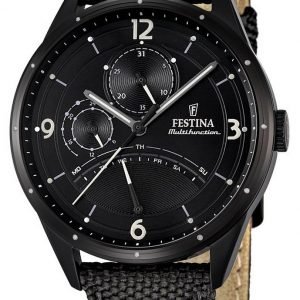 Festina Sport F16849-3 Kello Musta / Nahka