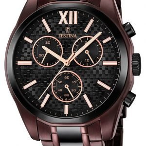 Festina Sport F16859-1 Kello Musta / Teräs