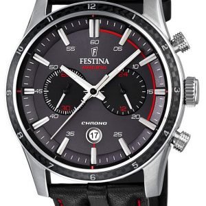 Festina Sport F16874-3 Kello Harmaa / Nahka