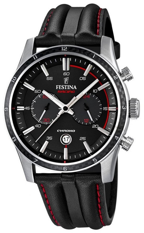 Festina Sport F16874-4 Kello Musta / Nahka