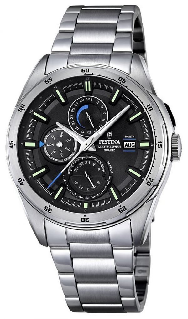 Festina Sport F16876-4 Kello Musta / Teräs