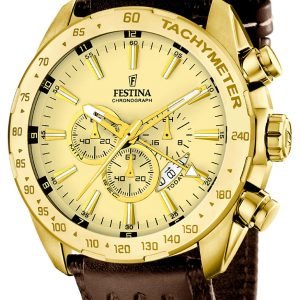 Festina Sport F16879-2 Kello Kullattu / Nahka