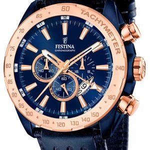 Festina Sport F16897-1 Kello Sininen / Nahka