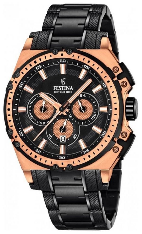 Festina Sport F16972-1 Kello Musta / Teräs