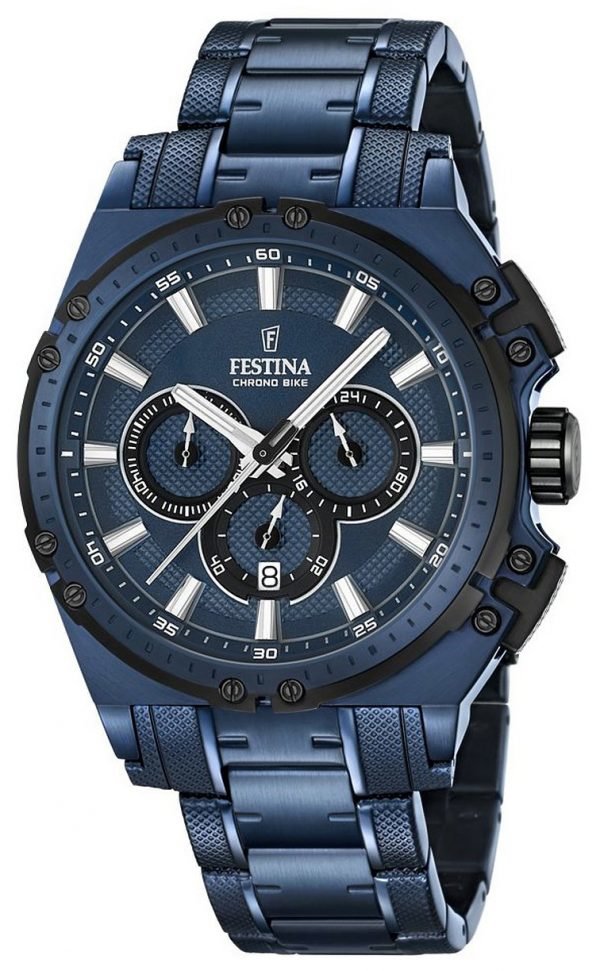 Festina Sport F16973-1 Kello Sininen / Teräs