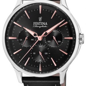 Festina Sport F16991-4 Kello Musta / Nahka