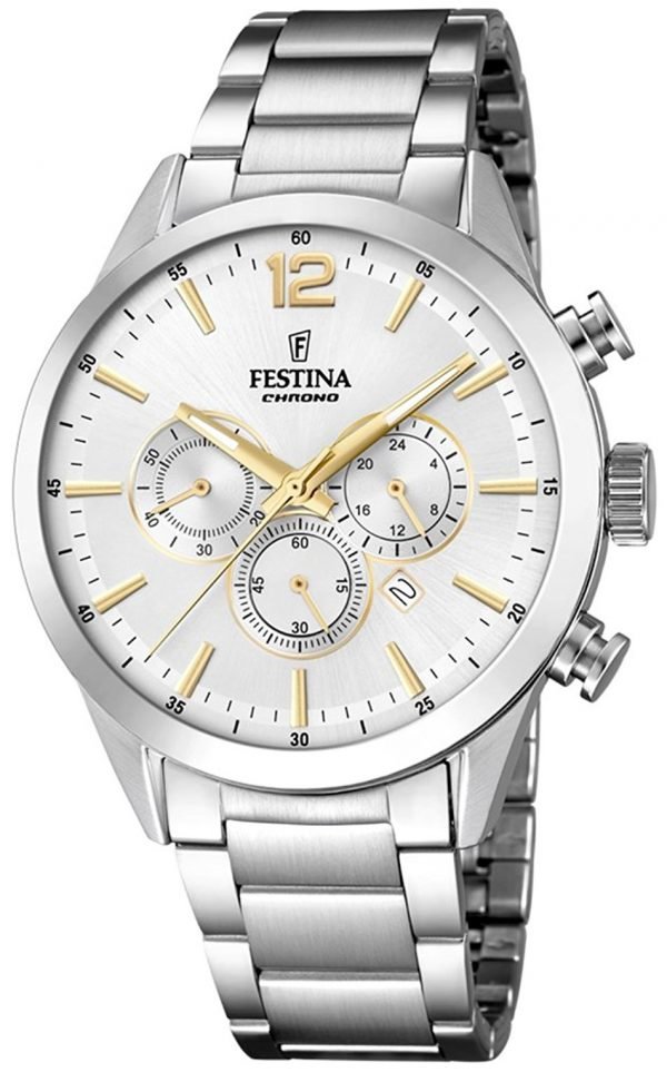 Festina Sport F20343-1 Kello Hopea / Teräs