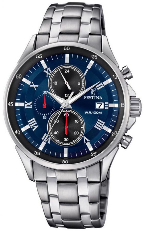 Festina Sport F6853-2 Kello Sininen / Teräs