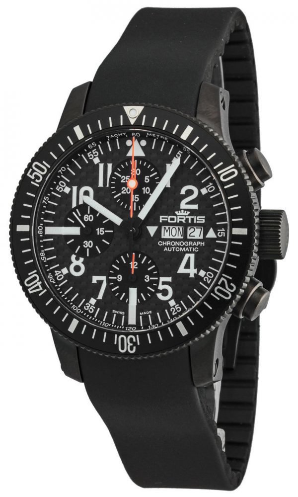 Fortis B-42 Black 638.28.71.K Kello Musta / Kumi