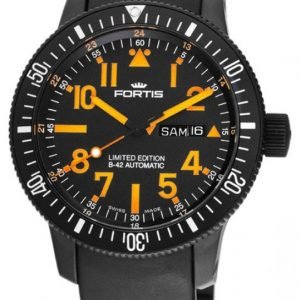 Fortis B-42 Black 647.28.13 K Kello Musta / Kumi