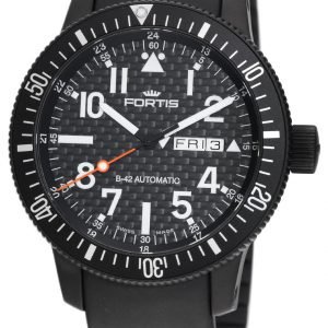 Fortis B-42 Black 647.28.71.K Kello Musta / Kumi