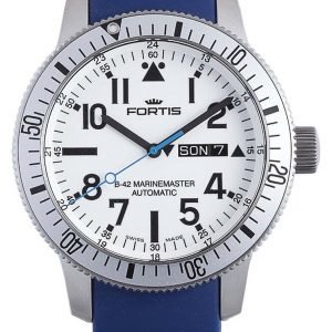 Fortis B-42 Marinemaster 647.11.42.Si05 Kello Valkoinen / Kumi